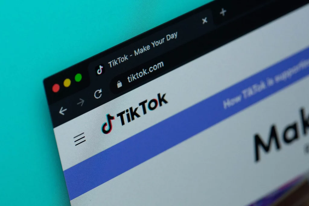 short-form-reels A web page with tiktok open