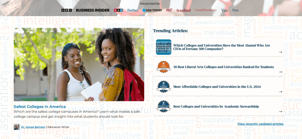 Academic Influence And The Topics They Cover | Matchbox Design Group Academic Influence Showing How to Use Website Content to Display Expertise and Gain Trust.
