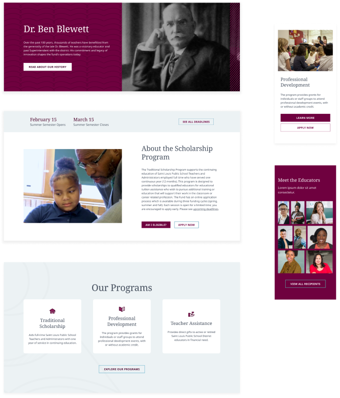 Parsons Blewett website rebuild