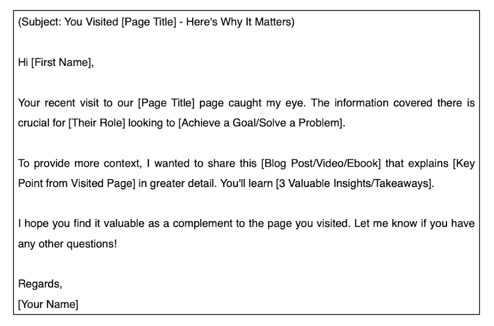 Cold Email Template 2 | Matchbox Design Group Cold Email Template 2